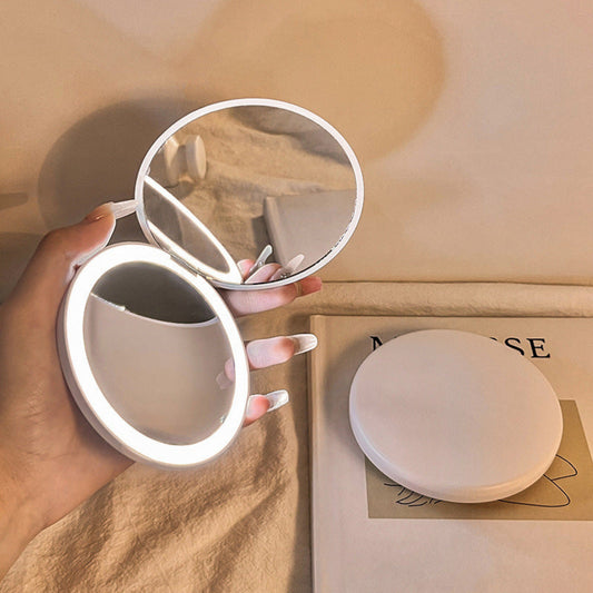 LuxeGlow Mini Mirror